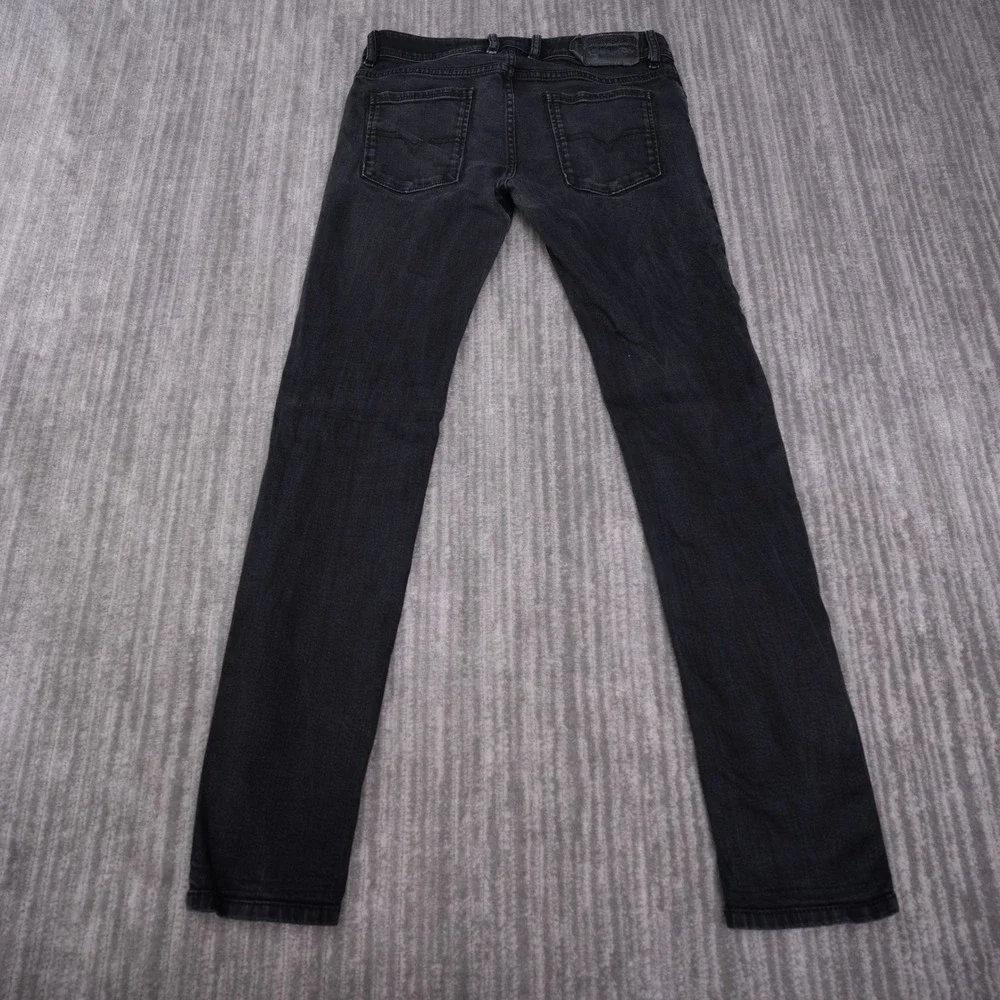 Diesel Sleenker Skinny Jeans Mens 29 Black Excellent Slim Fit Denim Pants
